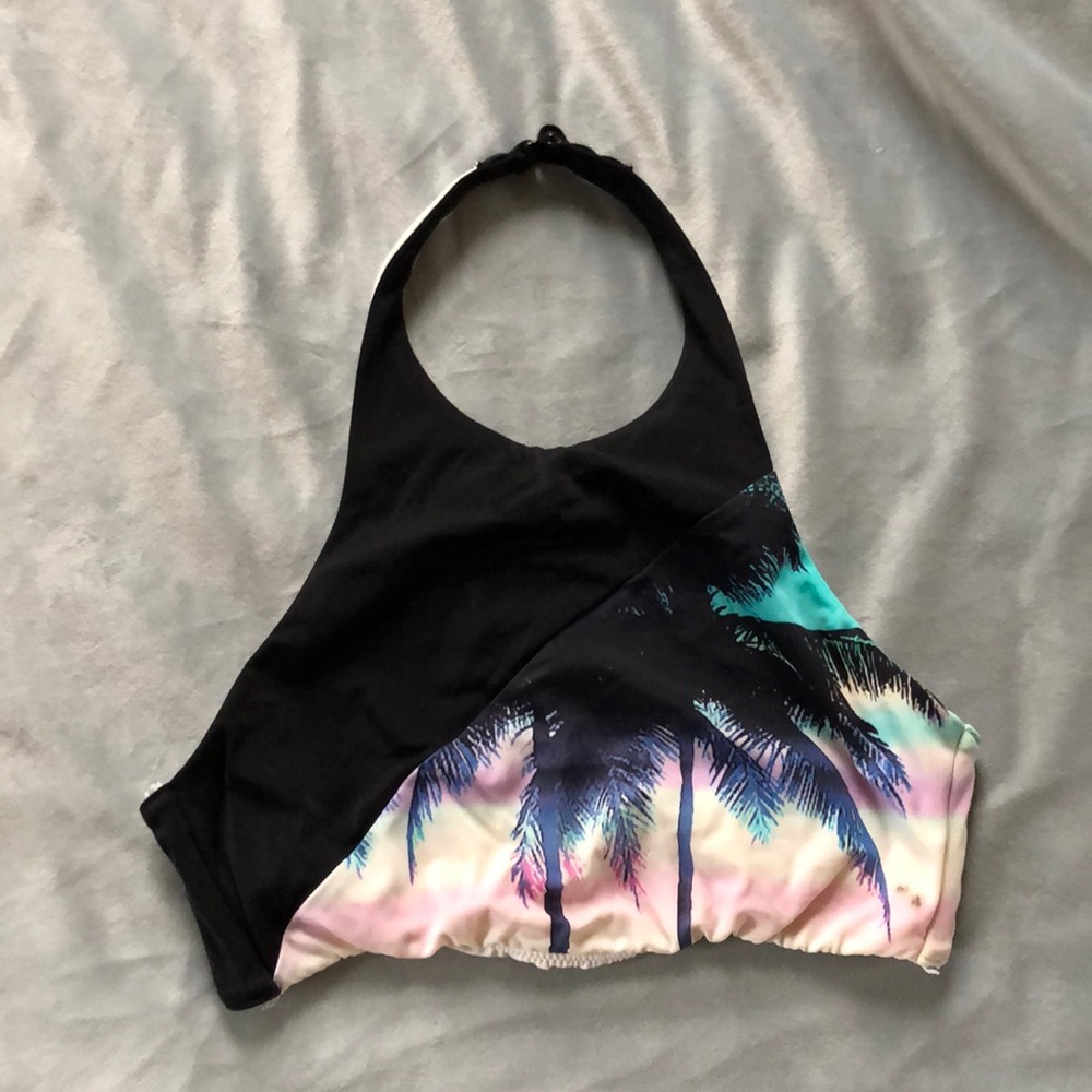 halter PINK bikini top